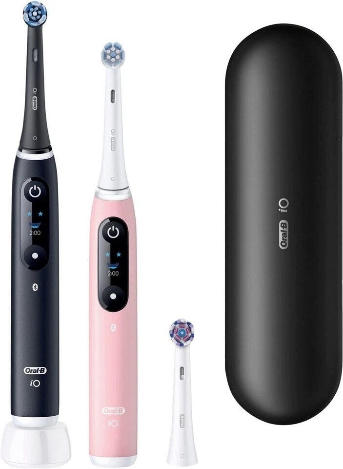 Magnetic Toothbrushes Series 6 Two Pack Black and Pink Manufacturer code iO 6