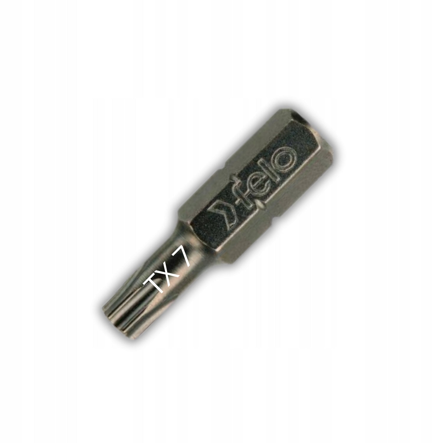 Magnetic bit TX7 FELO 25 mm for screwdriver professional bit Torx TX7