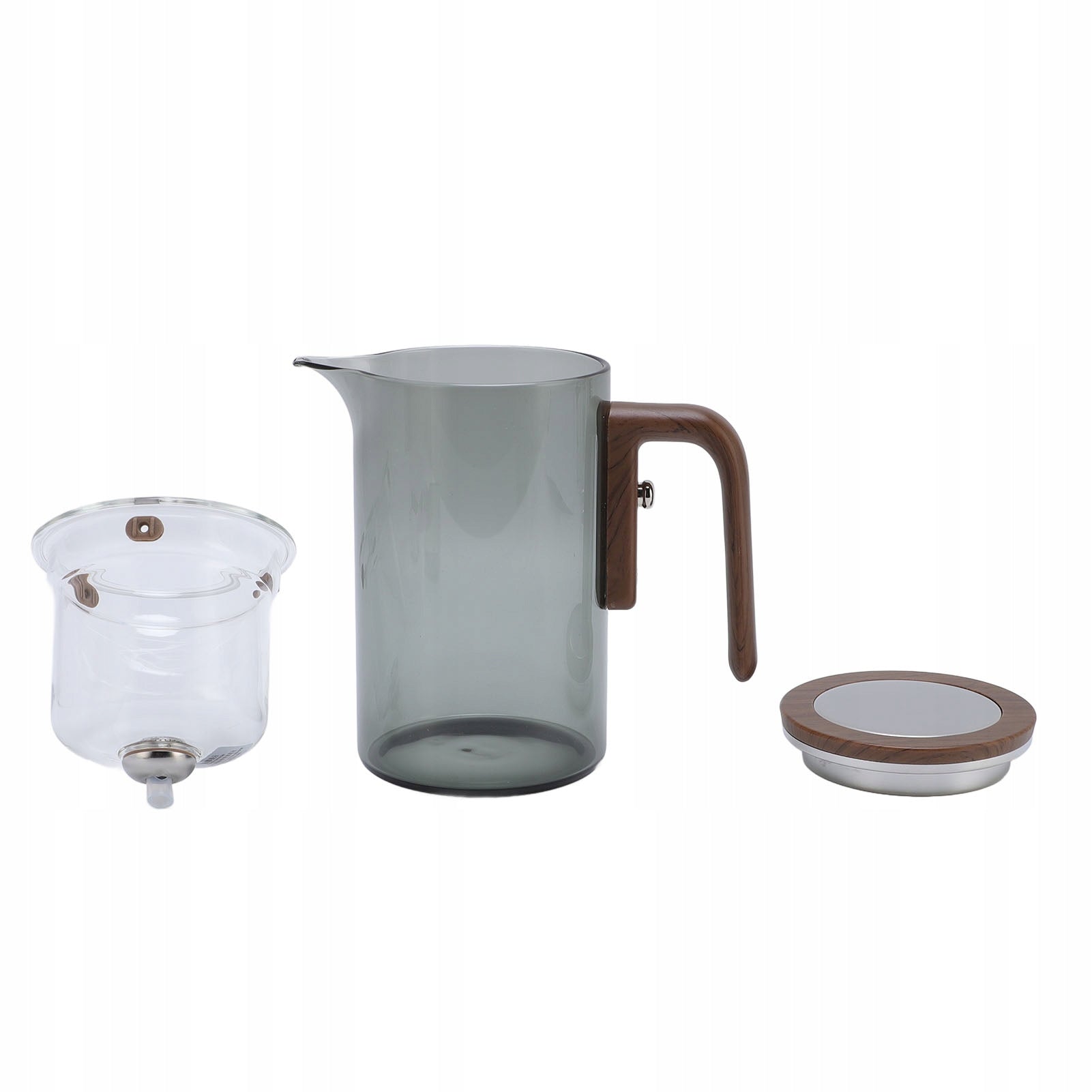 Magnetic glass teapot High separation of water from borosilicate glass Expiration date not specified