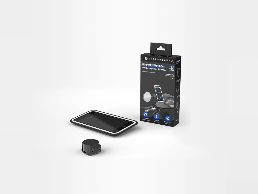 Magnetic holder ShapeHeart V2 XXL for bicycle