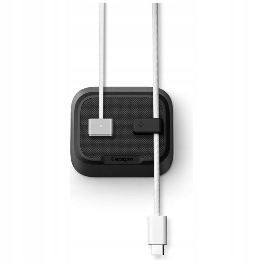 Magnetic organizer for cables Spigen stand with clips for wires Brand Spigen