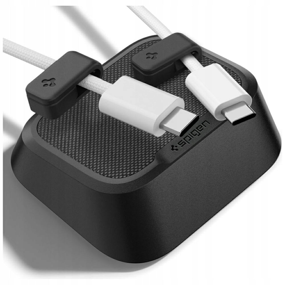 Magnetic organizer for cables Spigen stand with clips for wires