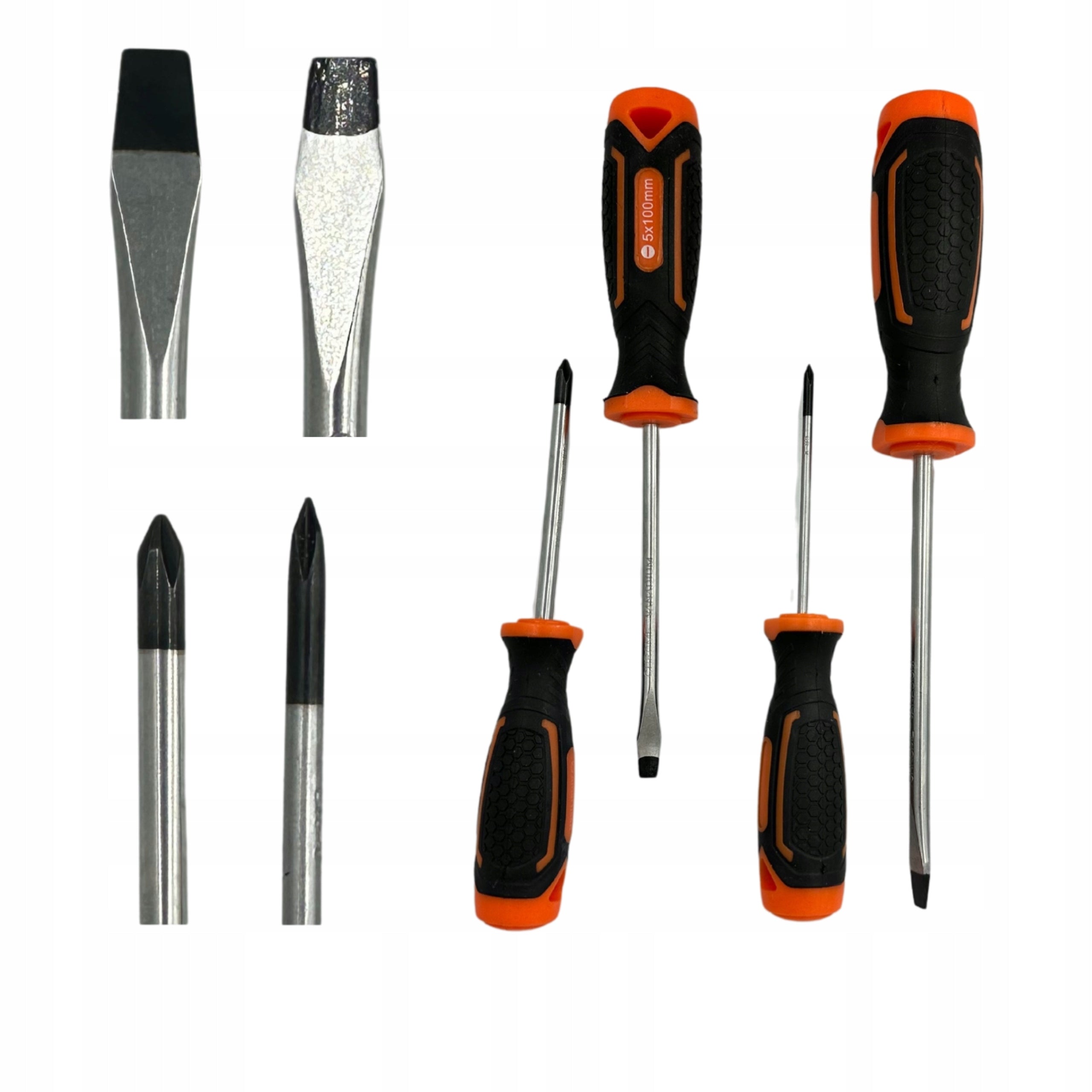 Magnetic screwdriver set 4 elements set