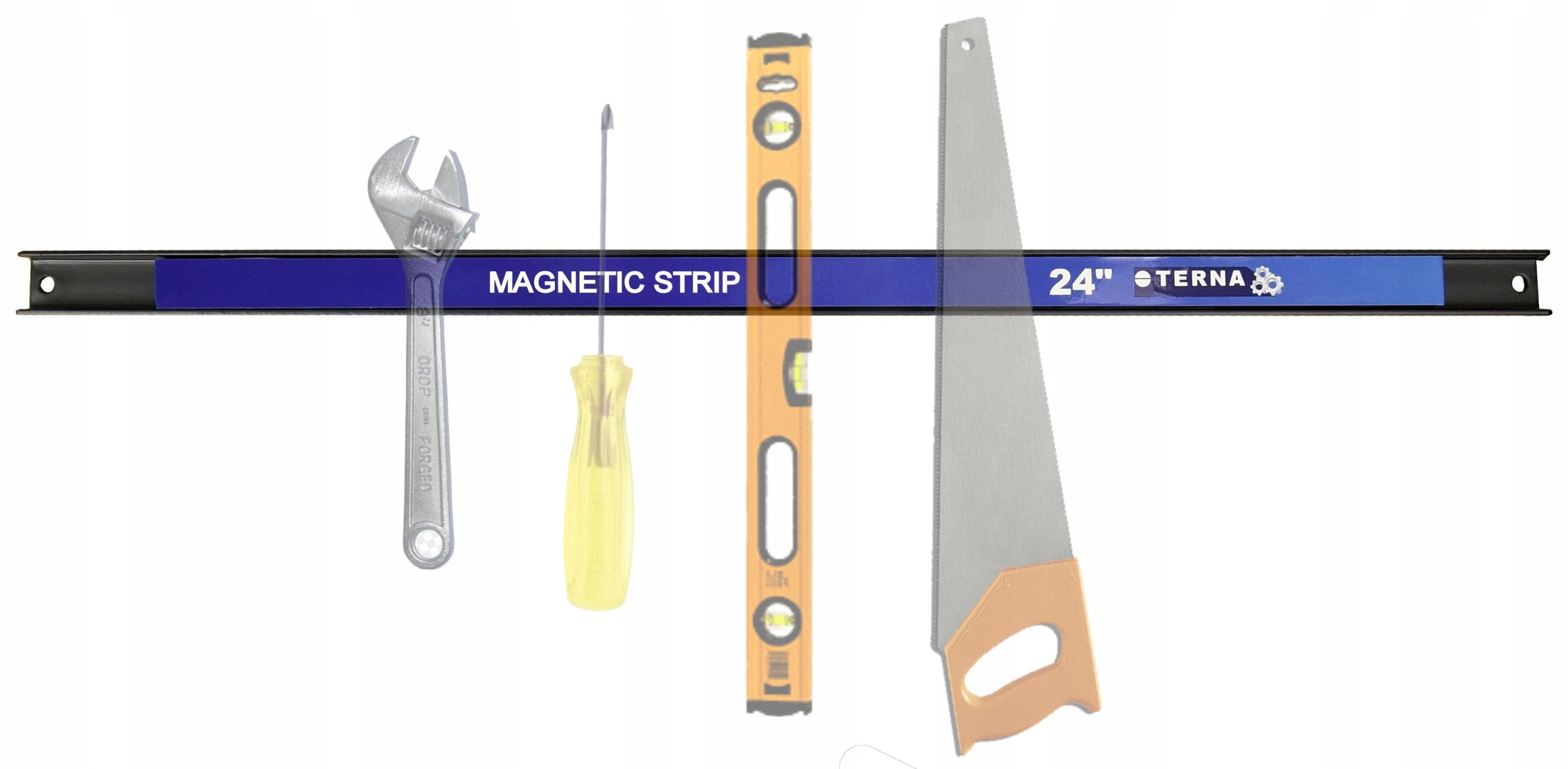 Magnetic strip magnetic tool holders 6 pcs. 60 cm Manufacturer code TER24062412