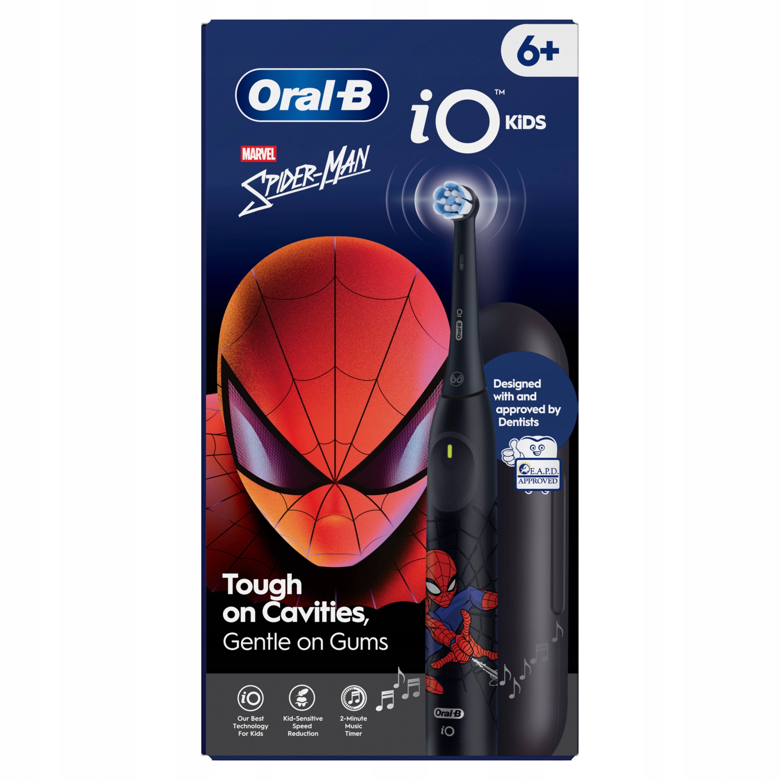 Magnetic toothbrush Oral-B iO Series 2 for children 6+ Spiderman + Case Medical device no