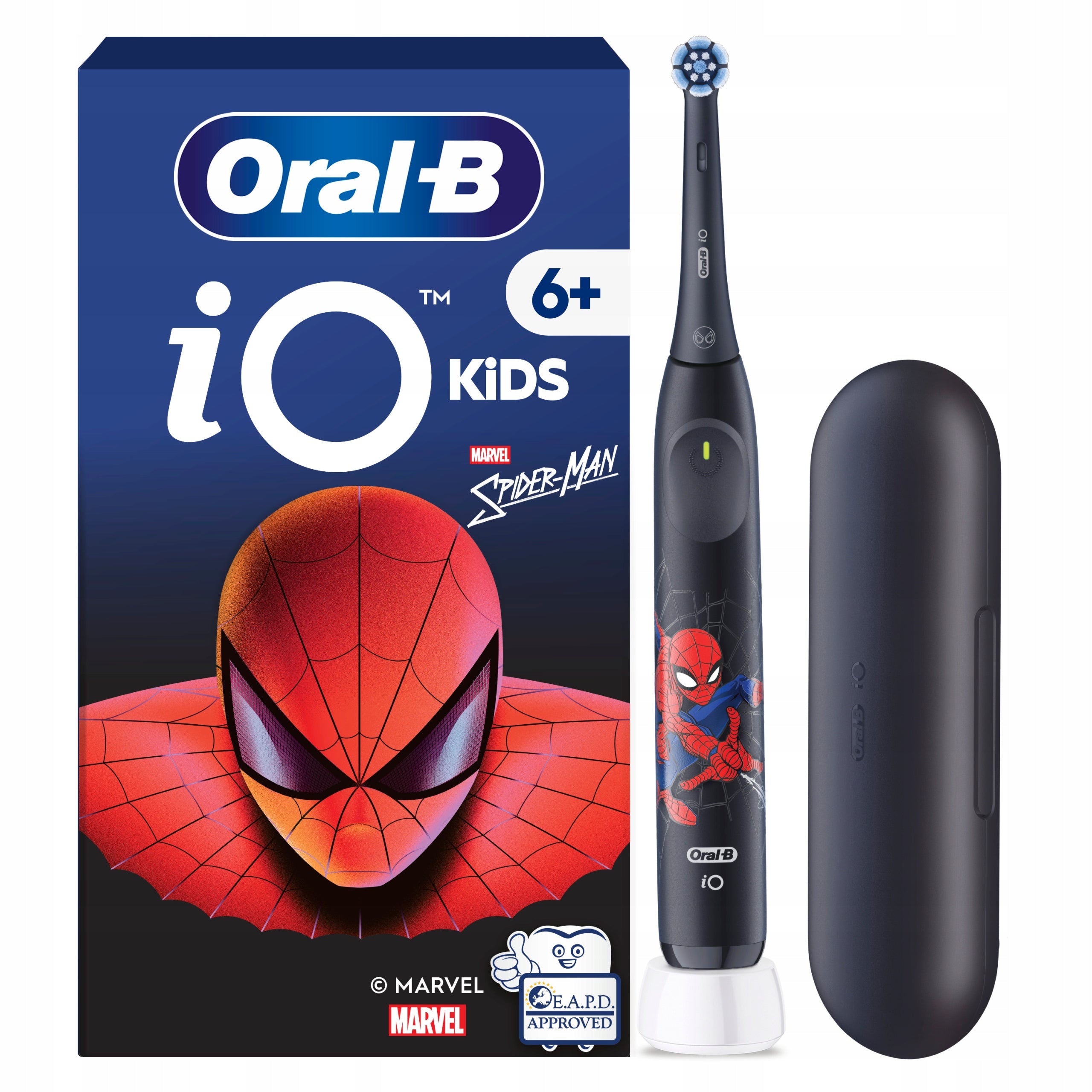 Magnetic toothbrush Oral-B iO Series 2 for children 6+ Spiderman + Case Packaging status original
