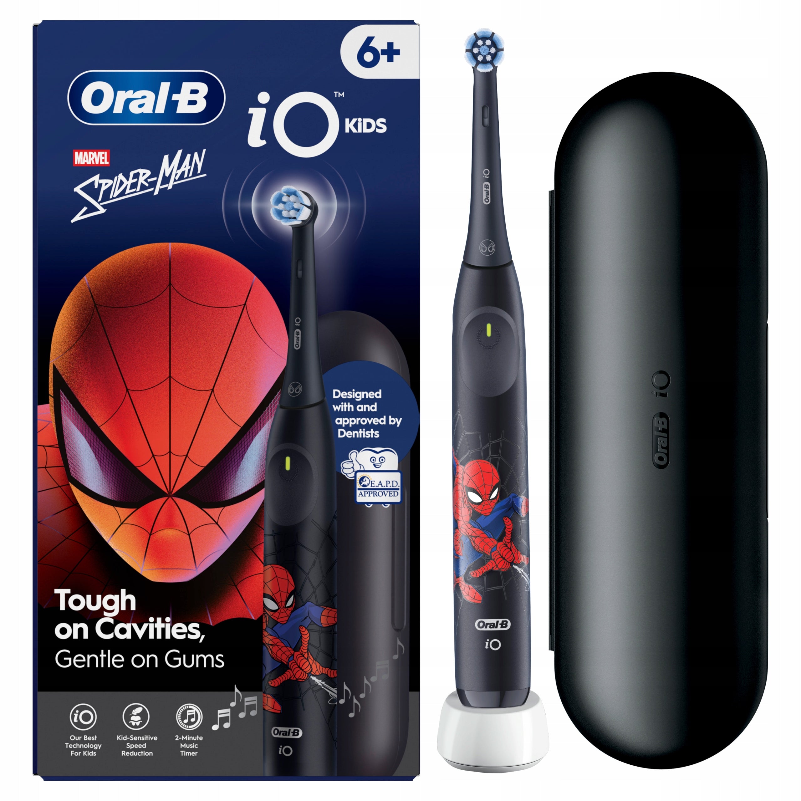 Magnetic toothbrush Oral-B iO Series 2 for children 6+ Spiderman + Case