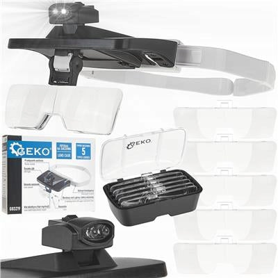 Magnifying glasses with LED backlight