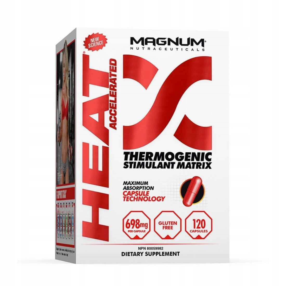 Magnum Heat Accelerated 120 Caps Expiration date at least 3 months from the date of purchase