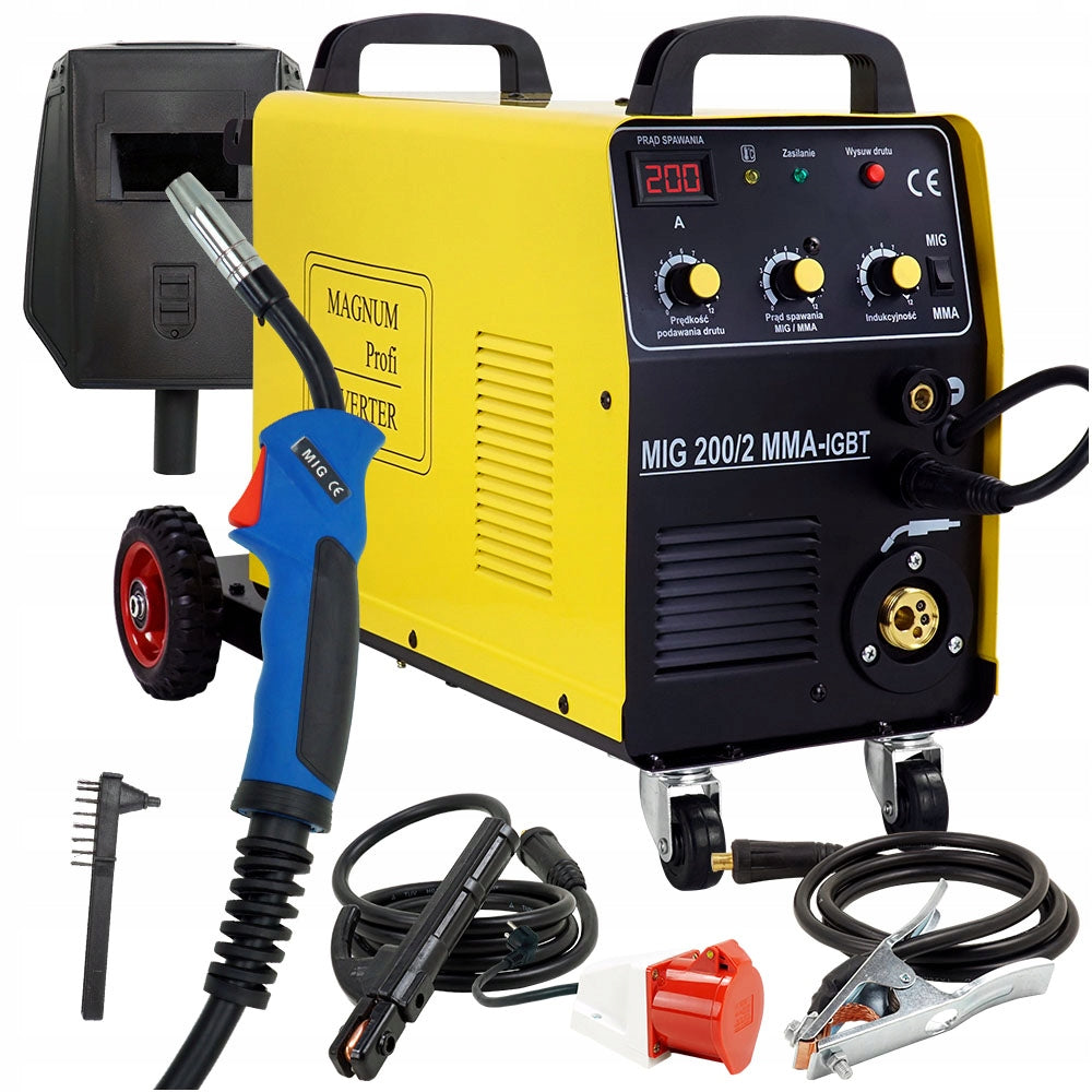 Magnum MIG 200 MAG MMA MIGOMAT IGBT welding machine