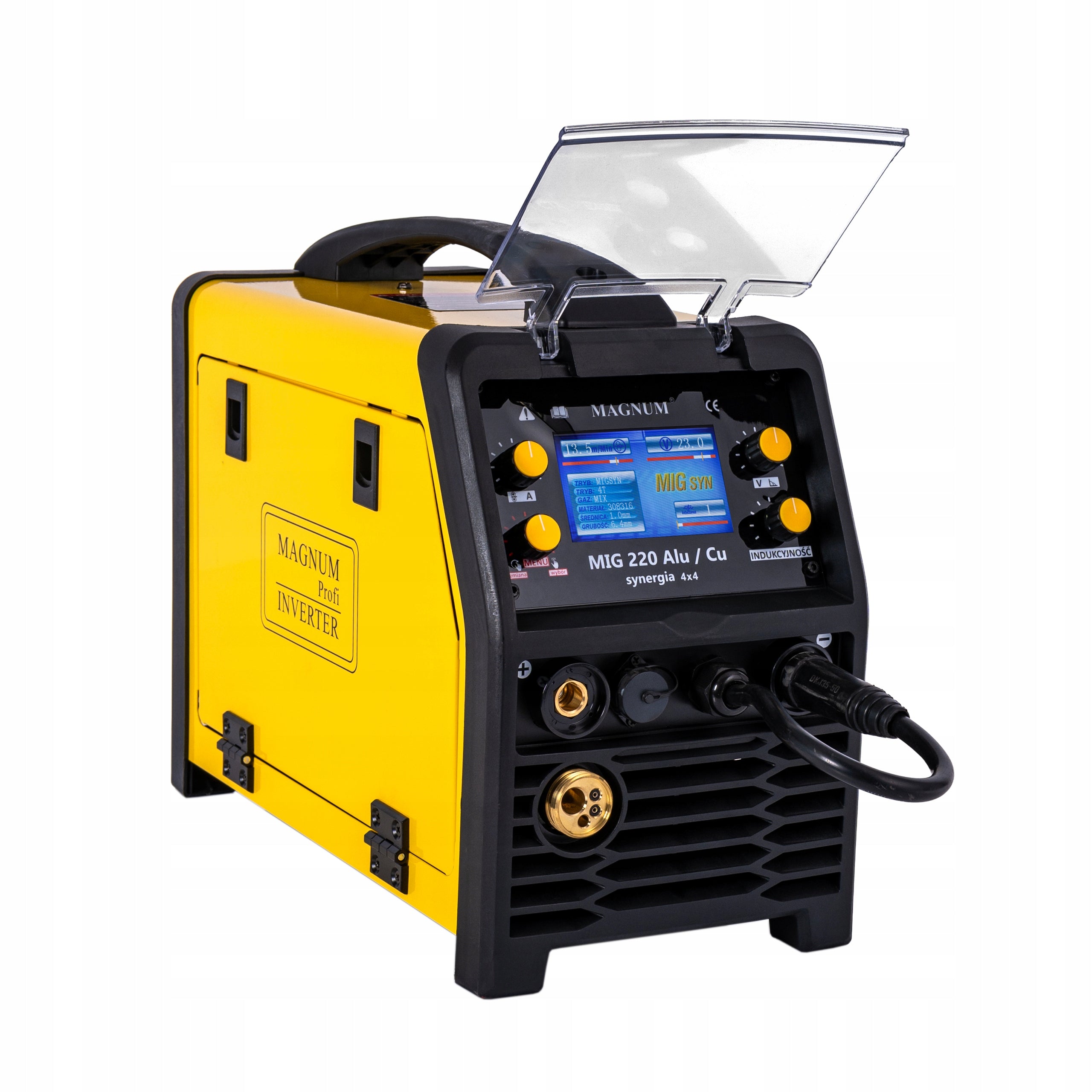 Magnum MIG 220 ALU 4x4 MIGOMAT 4R Synergy LCD MMA TIG LIFT DC Manufacturer code U MI 220AL CU 4X4