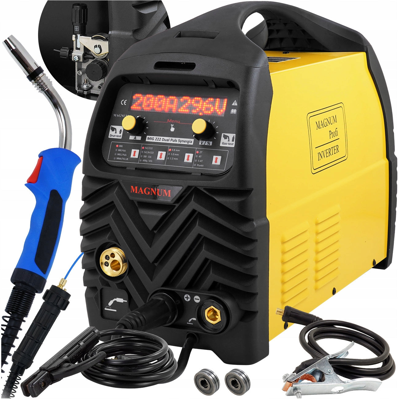 Magnum MIG 222 DP LCD migomat welder with pulse