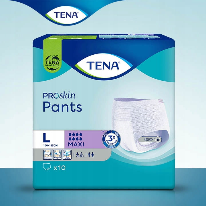 Windelhosen Tena Pants Maxi L, 10 Stk. 