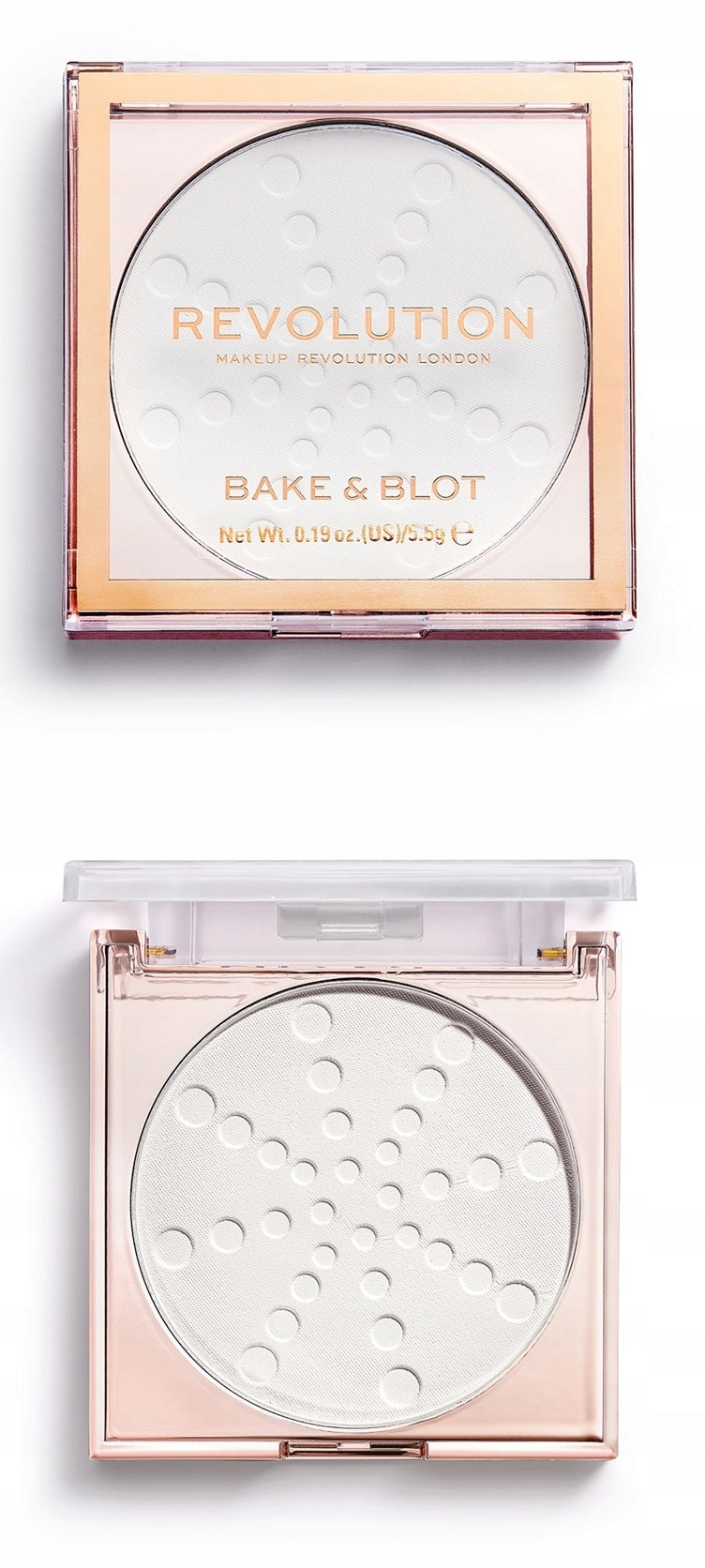 Kompaktpuder Makeup Revolution London Bake &amp; Blot 5,5 g 
