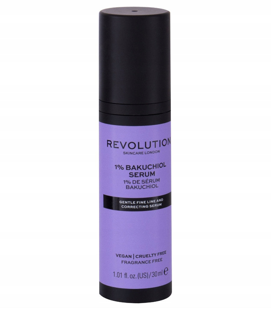 Serum für empfindliche Gesichtshaut Revolution Skincare Skincare 1 % Bakuchiol Gengle Finelin und Korrekturserum, 30 ml 