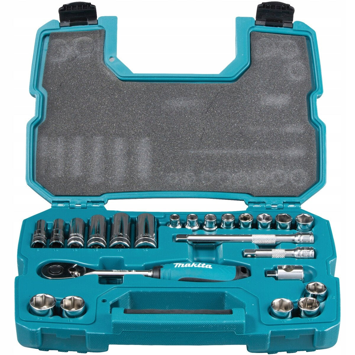 Makita B-65573 Ratchet Socket Set 23-Piece+Case+Key 3/8"