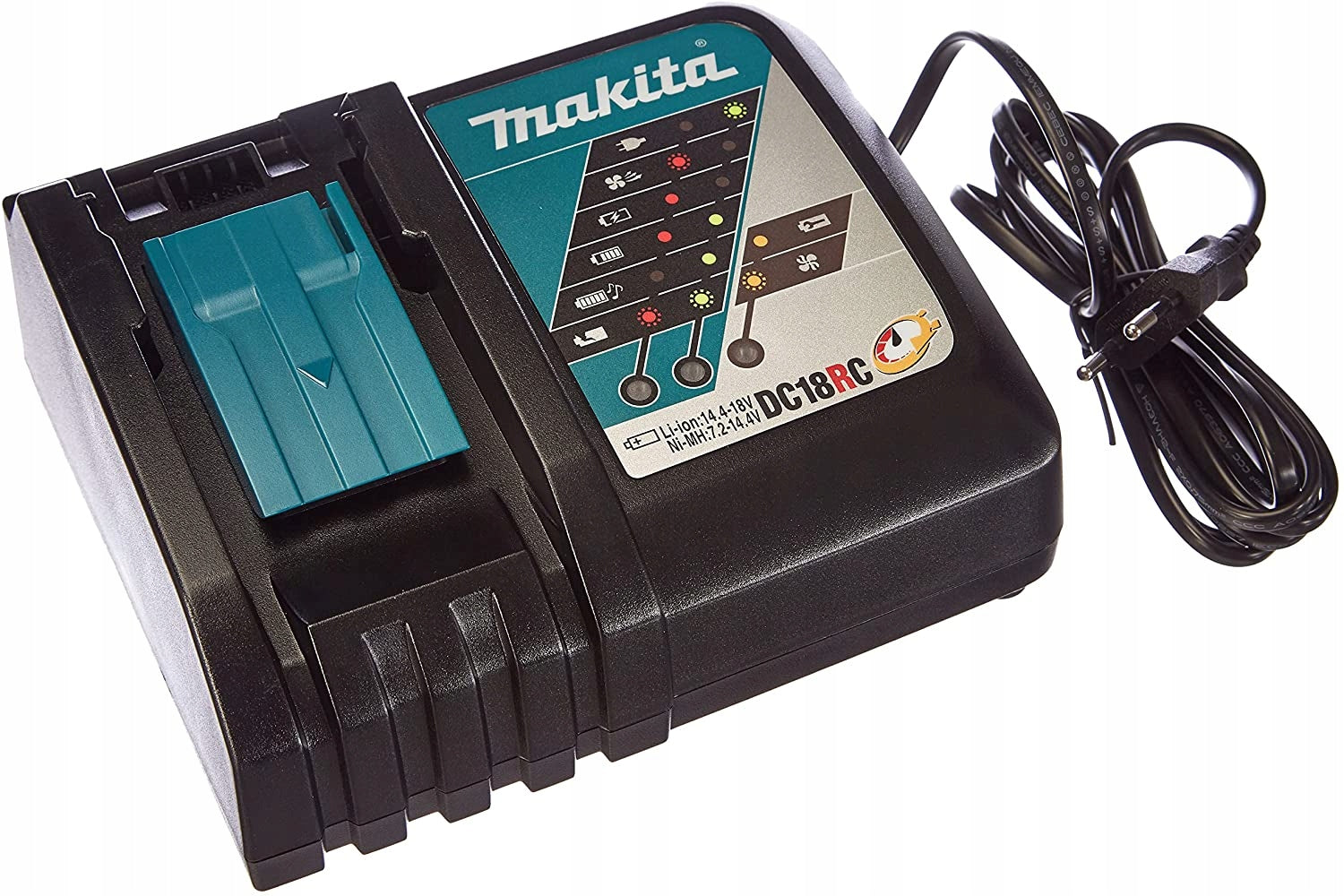 Makita DC18RC Fast Charger 9A for 14,4V 18V LXT Batteries Original Manufacturer code DC18RC