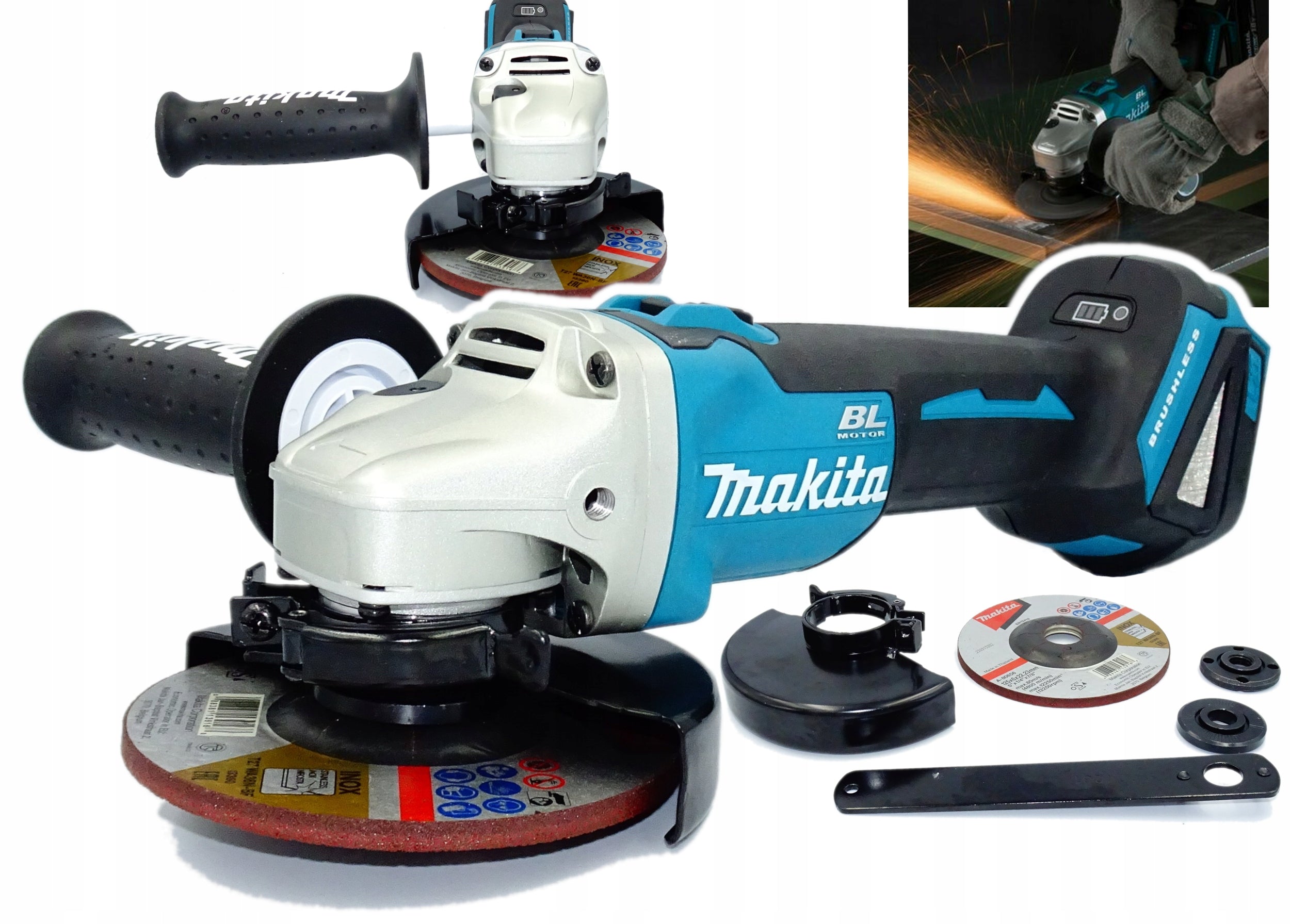 Makita DGA504ZJ Angle Grinder Cordless Diax Flex 18V 125mm BODY Manufacturer code DGA504ZJ