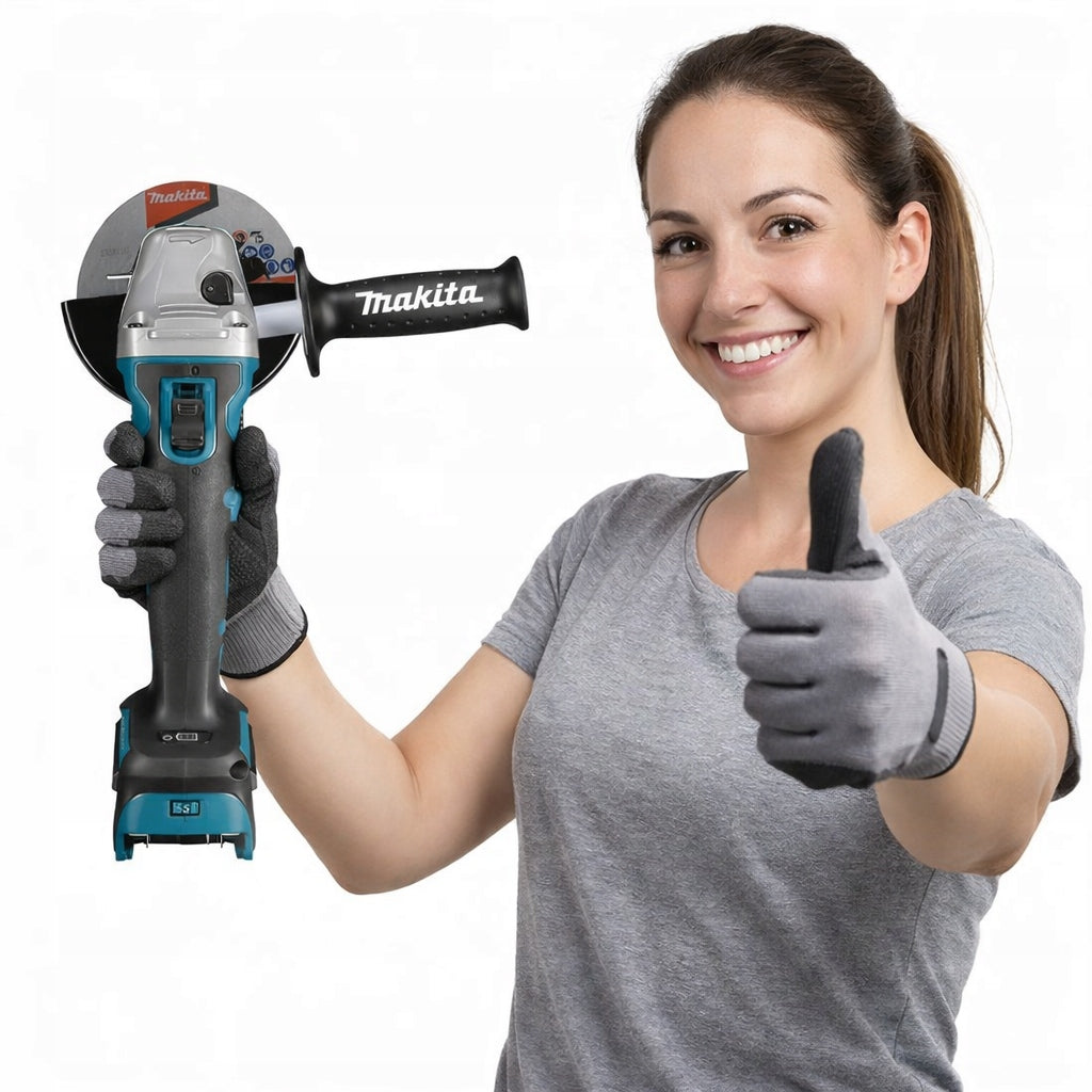 Makita DGA511Z 18V LXT Rechargeable Angle Grinder with Adjustable Rotation