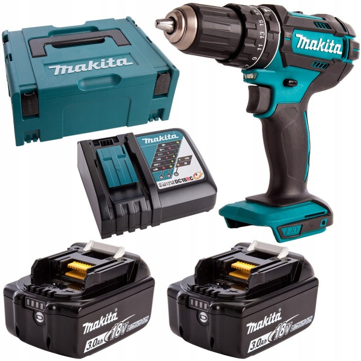 Makita DHP482RFJ Cordless Impact Driver 18 V 2 x 3,0 Ah