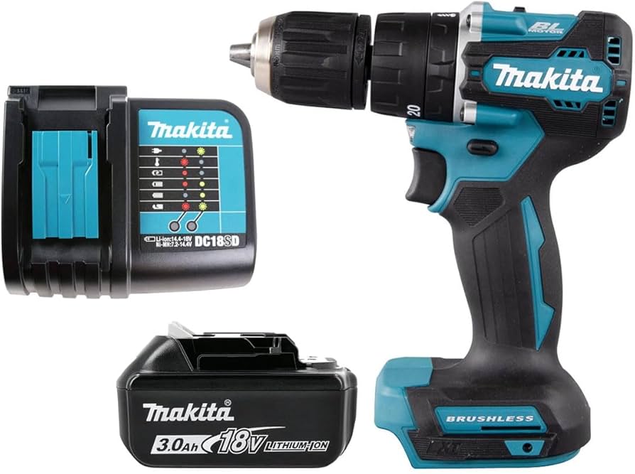 Makita DHP487SF Cordless Impact Driver Drill 3Ah 18V Case Manufacturer code DHP487SF