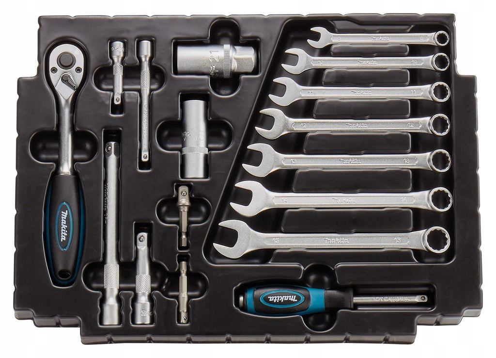 Makita E-08713 Hand tool set in case makpac 120 elements EAN (GTIN) 0088381576727