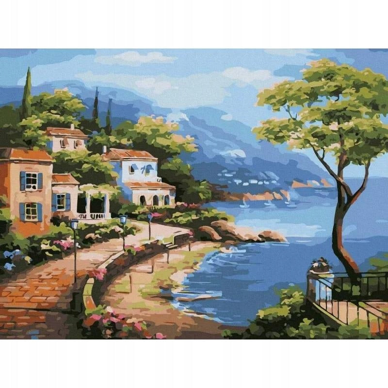 Malen nach Zahlen auf Rahmen, 40x50 cm 