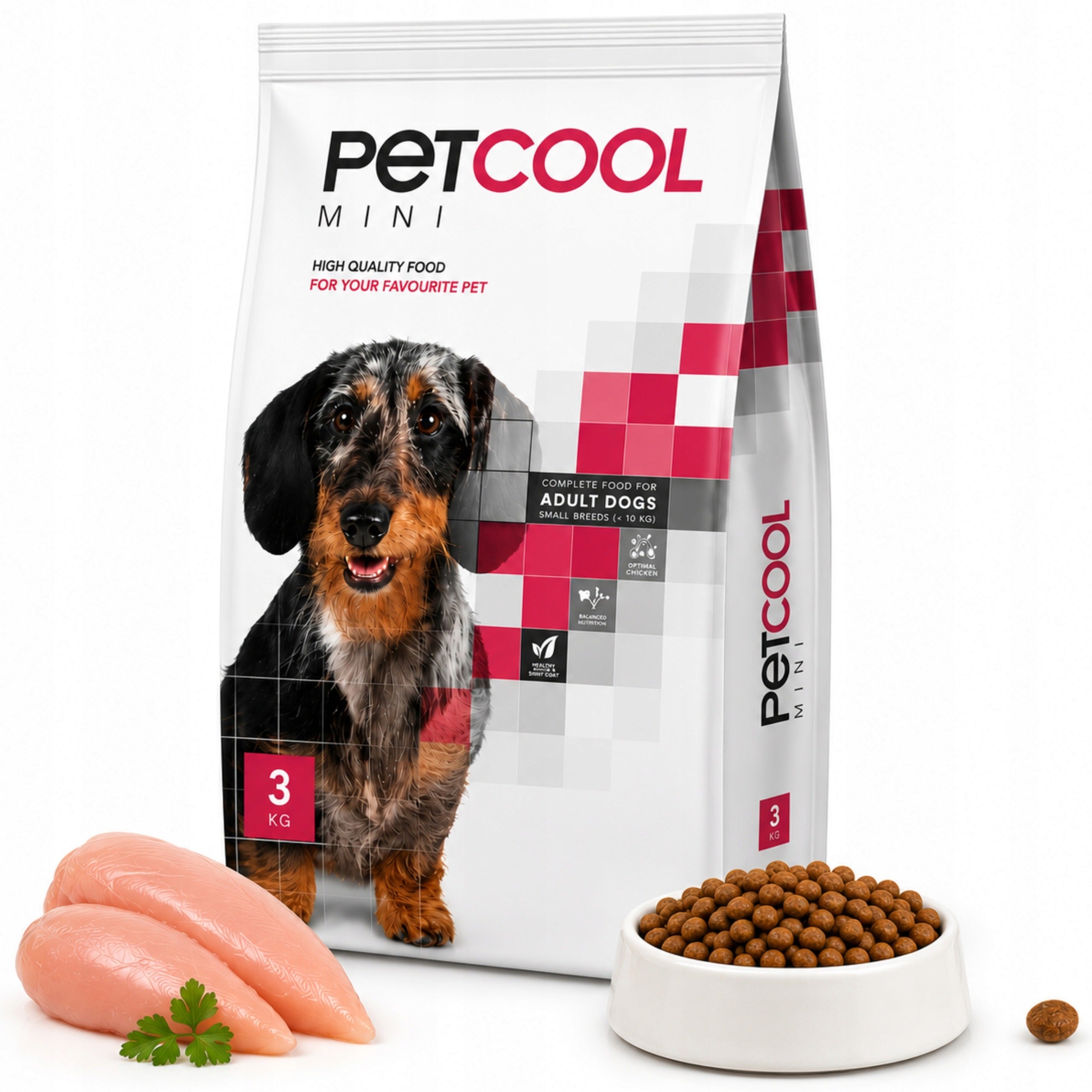 Maltese Small Breed Dog Food PetCool Mini Fine Granule 3kg York