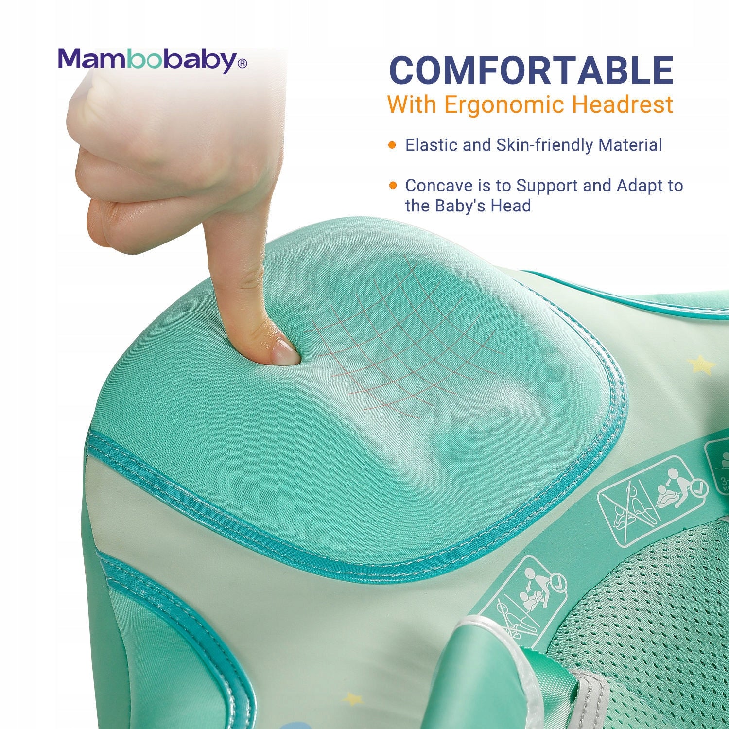 Mambobaby Baby Swimming Wheel Green Brand no brand