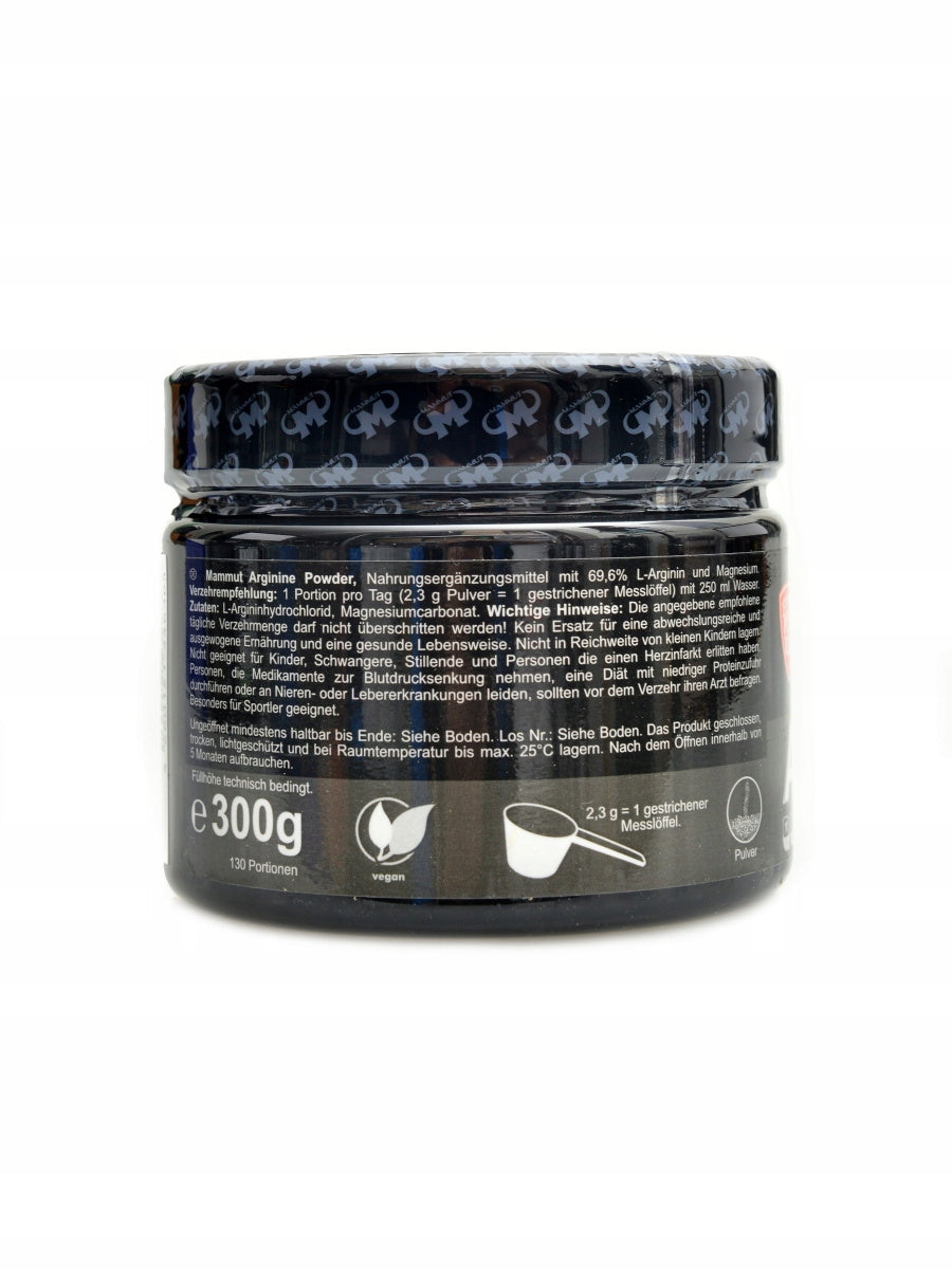Mammut nutrition Arginin powder 300 g Packaging status original