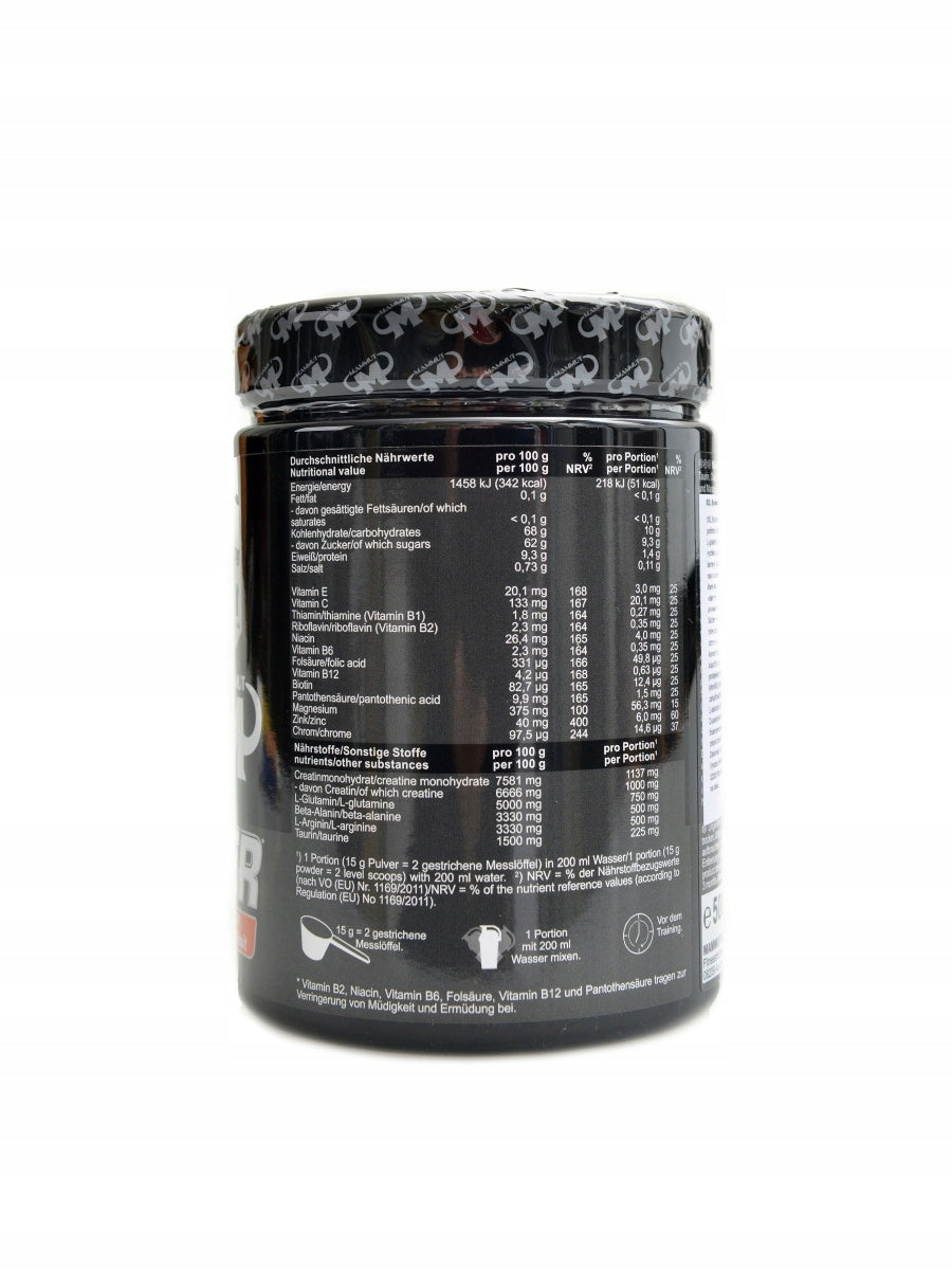 Mammut nutrition XXL Booster 500 g pomeranč maracuja Packaging status original