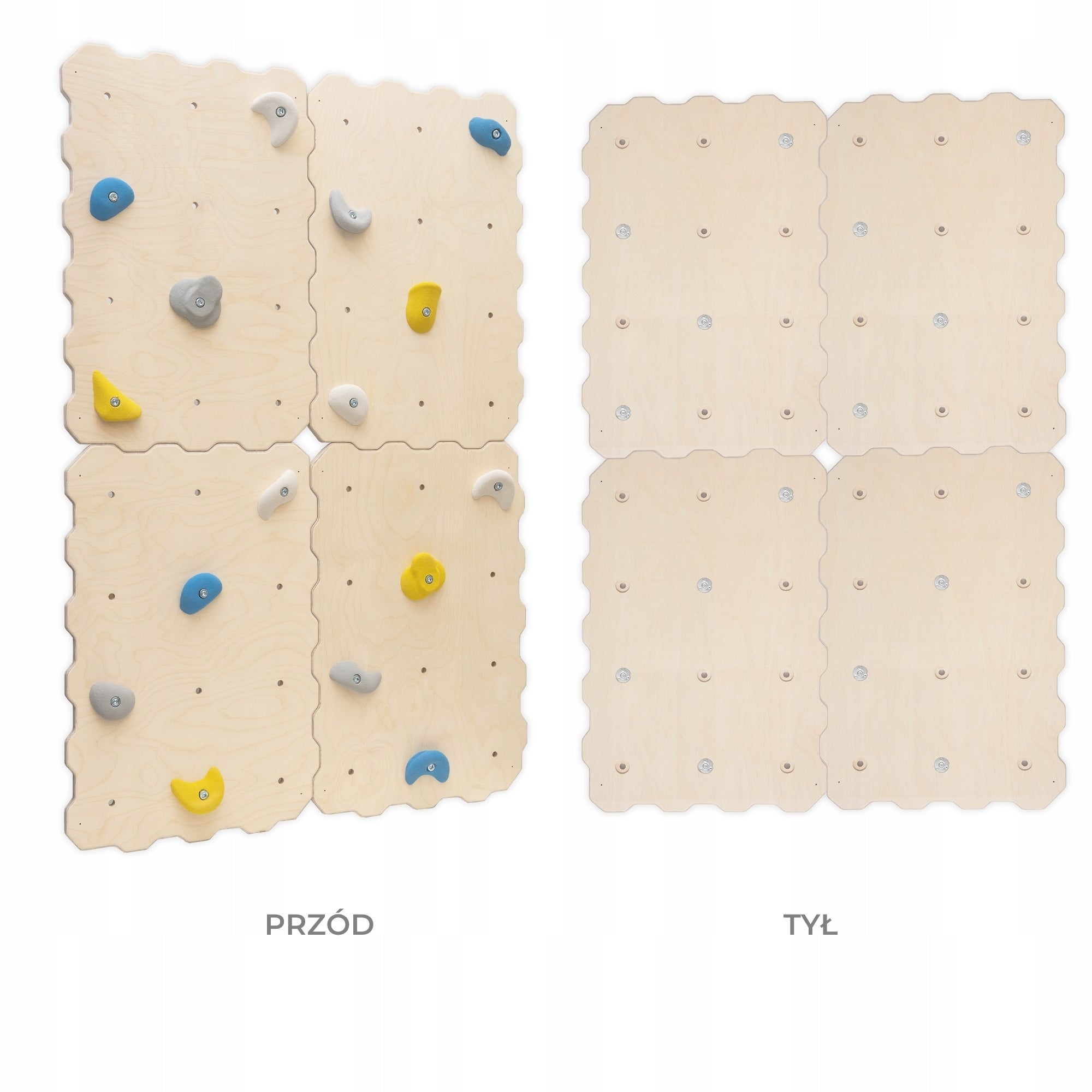 Mamoi Climbing wall for children + stones/handles + assembly kit Kind plastic