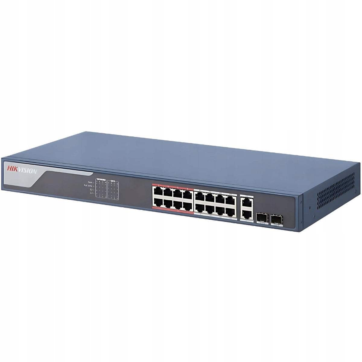 Managed PoE Switch x16 For Cameras 16 Port Rack Hikvision Gigabit SFP