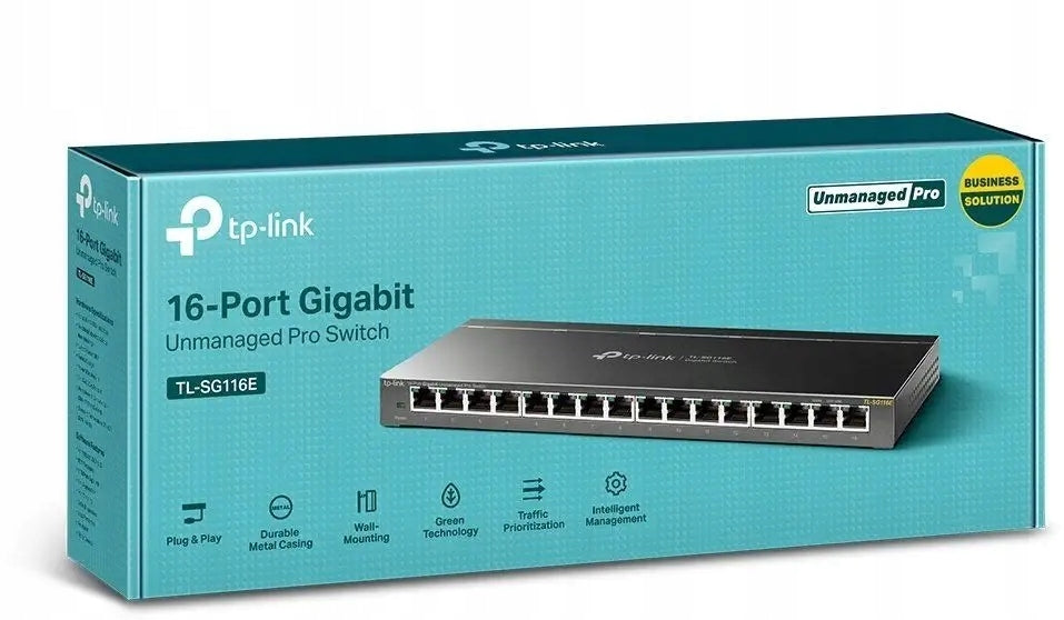 Managed switch TP-Link TL-SG116E 16x100/1000 Manufacturer TP-Link