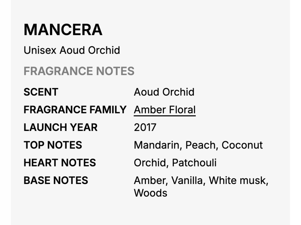 Mancera Aoud Orchid parfémovaná voda unisex 62 ml Brand Mancera