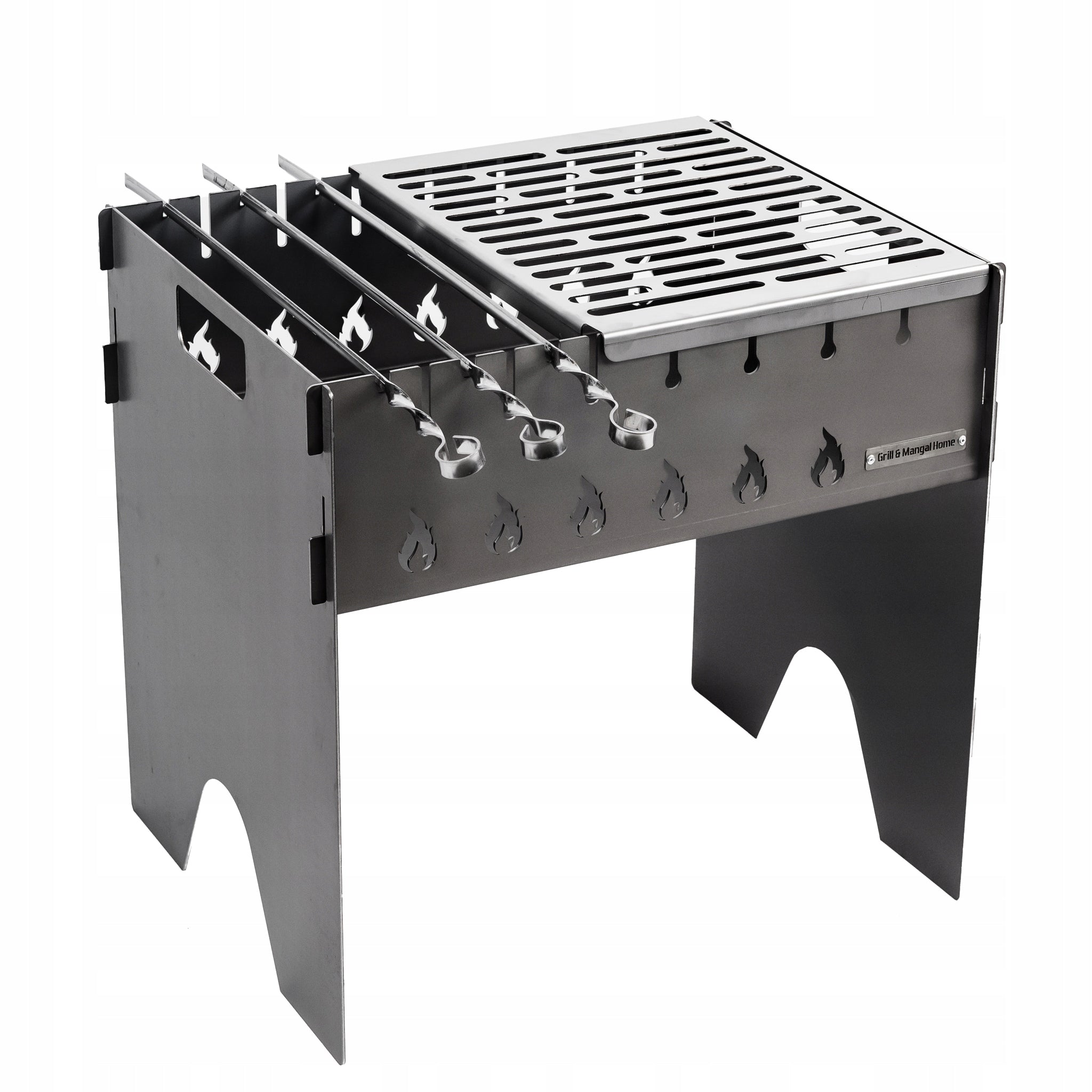 Mangal Grill For 8 Skewer Carbon Metal 2,5mm Multifunctional Compact Manufacturer code MN08
