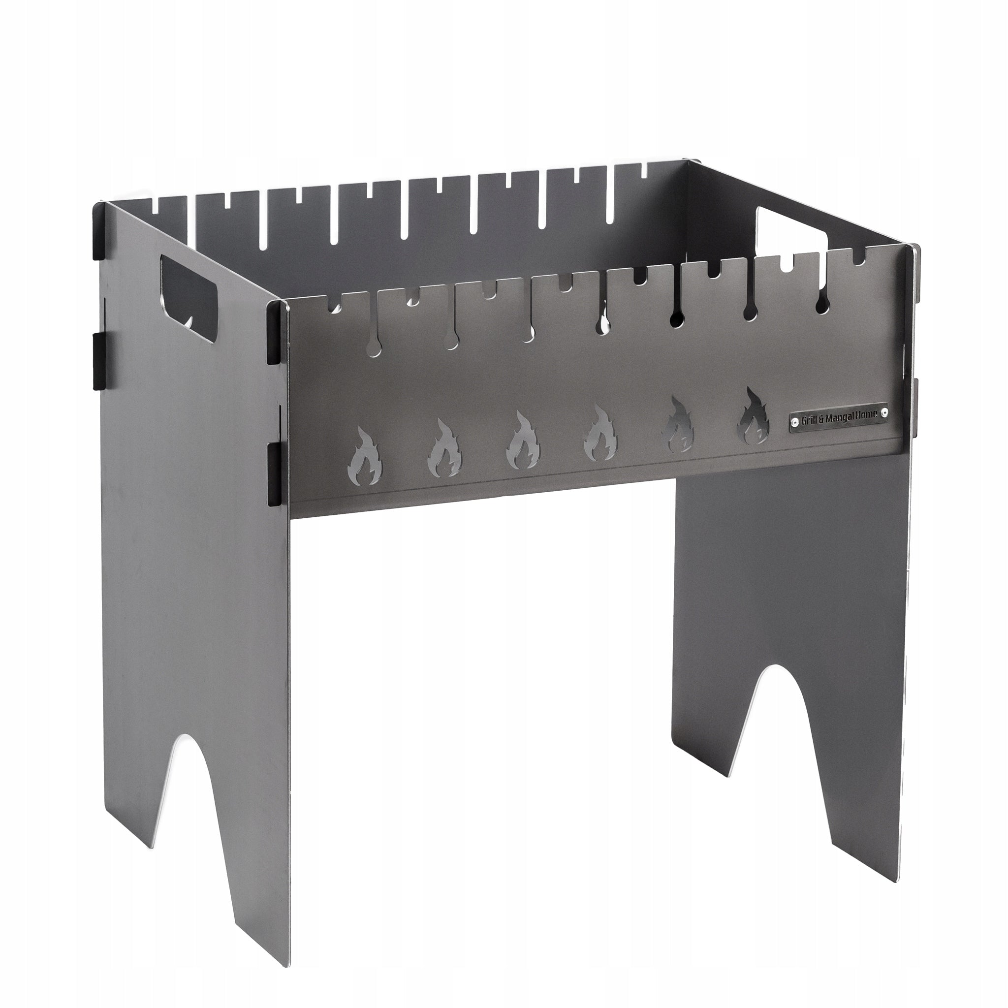 Mangal Grill For 8 Skewer Carbon Metal 2,5mm Multifunctional Compact