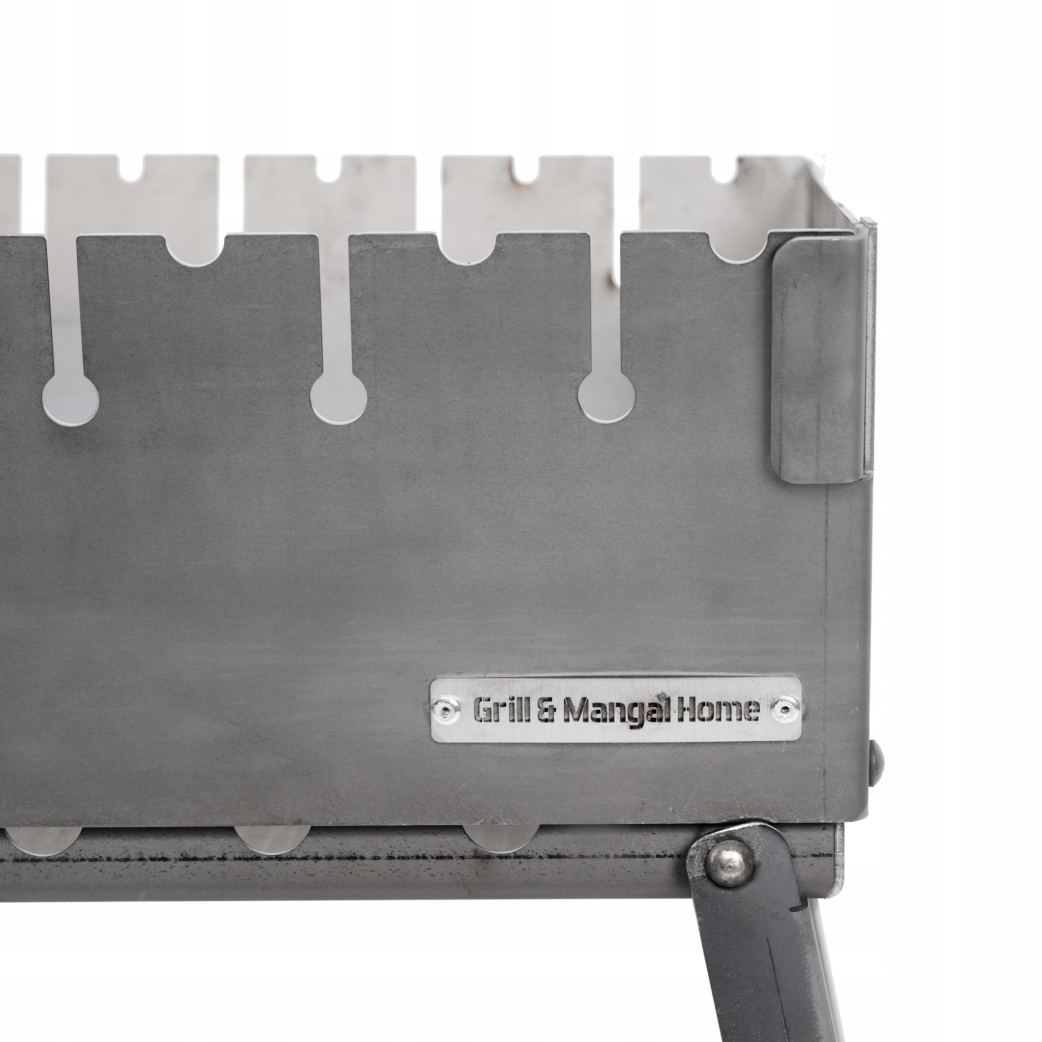 Mangal Grill Suitcase For 6 Skewers Carbon Folding Metal 2 mm+Freebies Grill width 34 cm