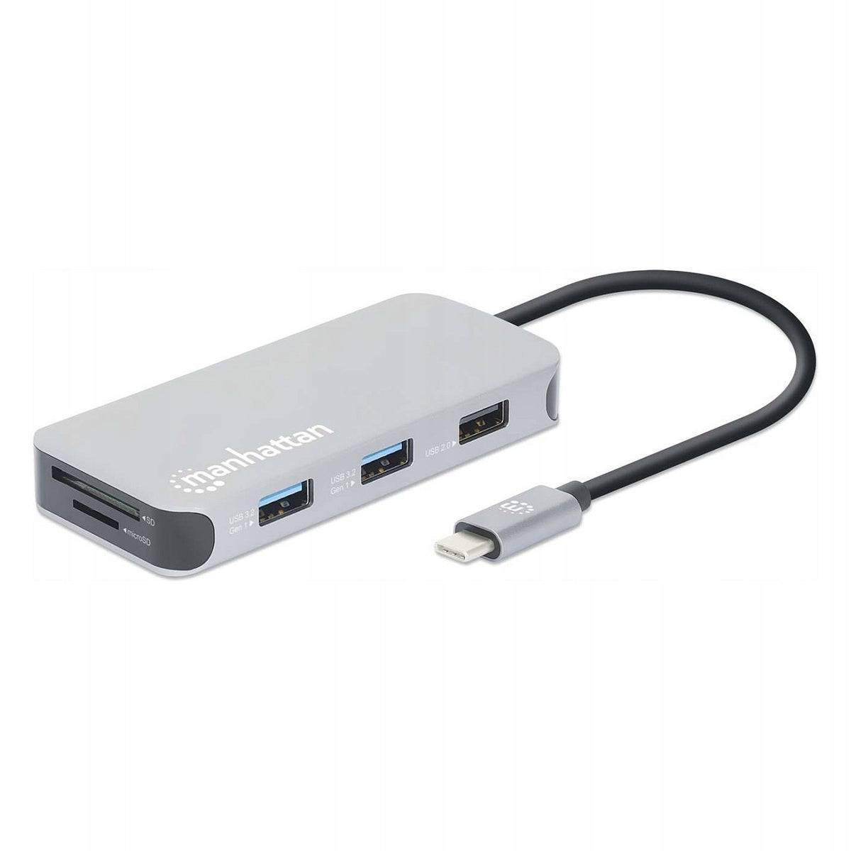 Manhattan USB-C 8-in-1 Dockingstation HDMI RJ45 3x USB-A