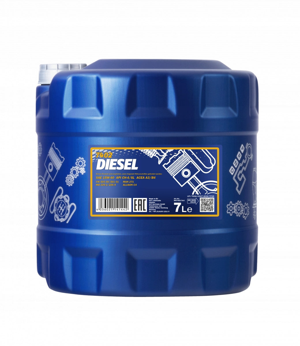 Mannol Diesel 15W40 7L 7402