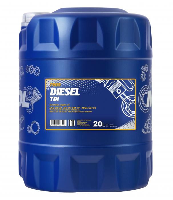 Mannol Diesel TDI 5W-30 Synthetic engine oil 20 L