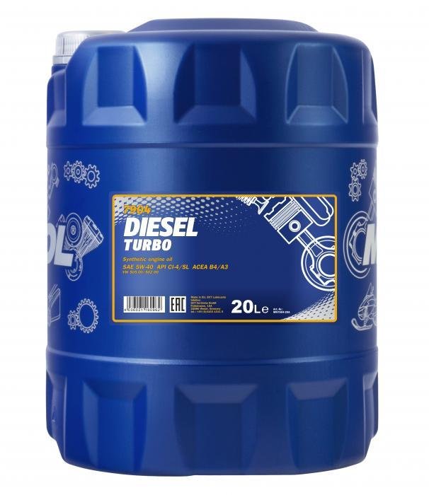 Mannol Diesel Turbo 5W40 engine synthetic oil 20 L