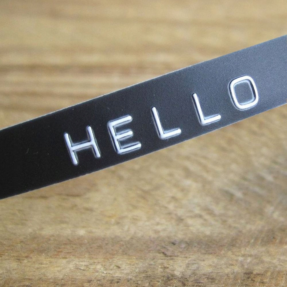 Manual 3D Label Jigsaw with Tapes - Easy and Quick DIY Marking Label length 3000 mm