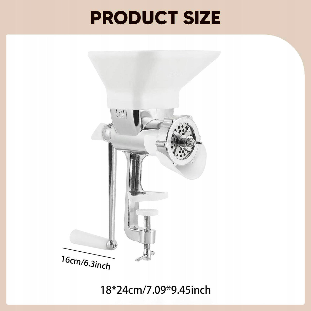 Manual Bird Food Kibble Machine, Kibble Mill, Portable 3mm Hole Diameter Packaging status original