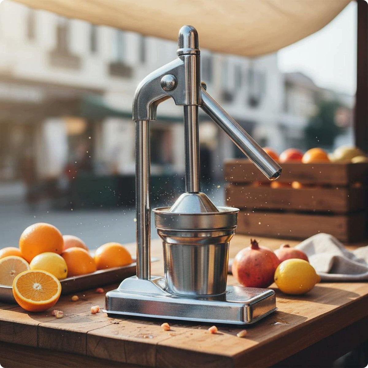 Manual Juice Press Silver