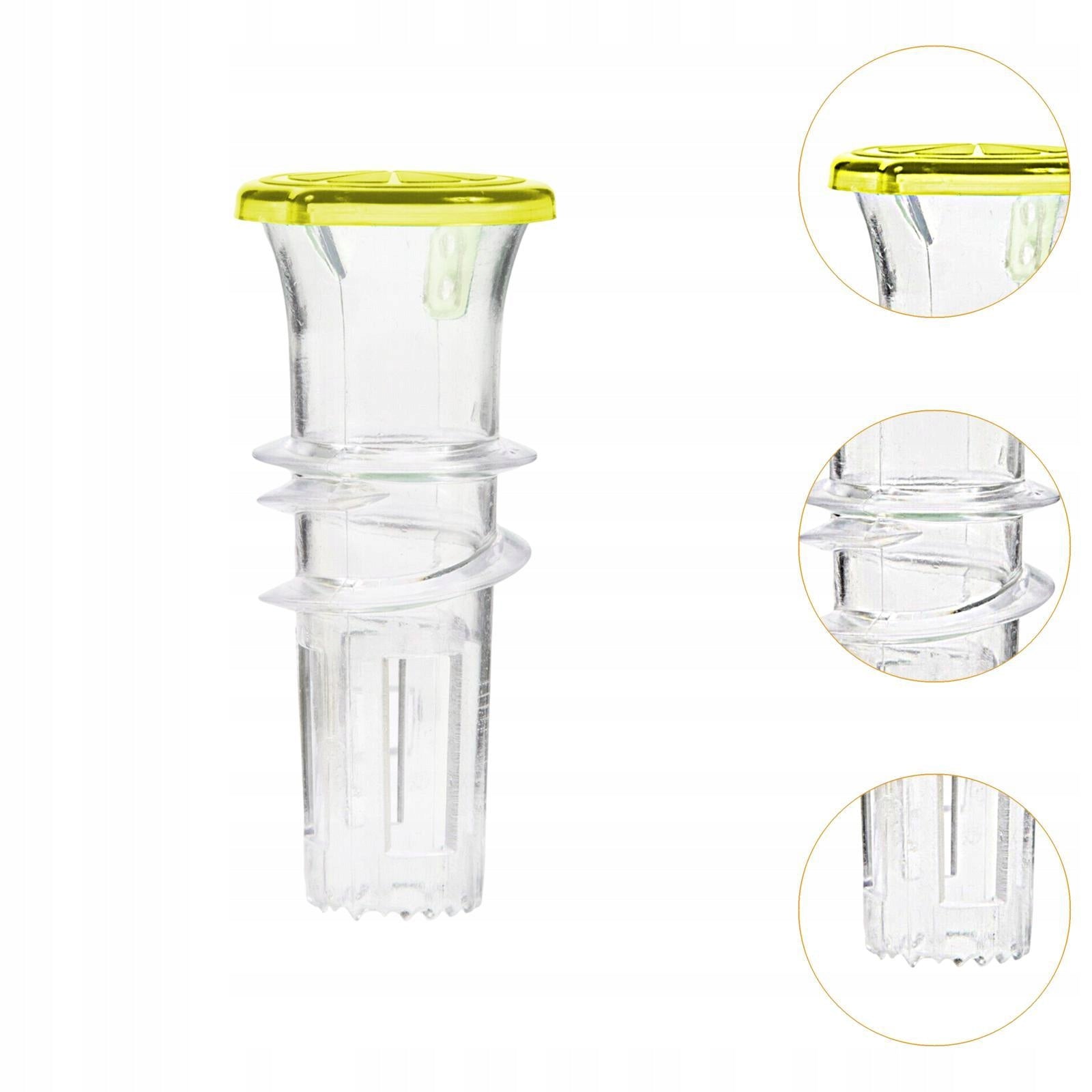 Manual Juicer Kitchen Accessories Easy to Use with Lid Juicer Hand yellow Brand no brand