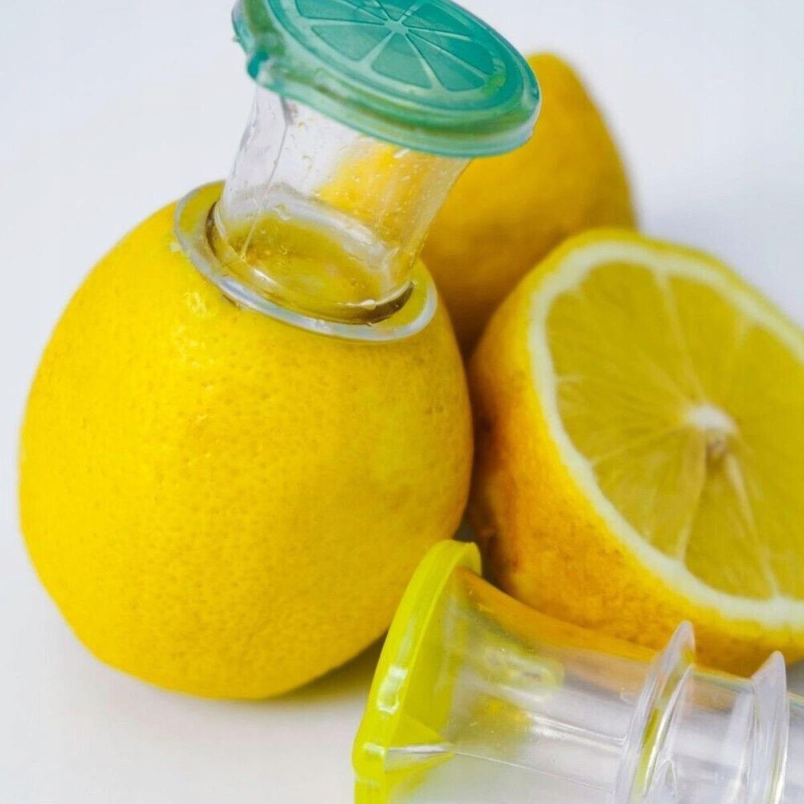 Manual Juicer Kitchen Accessories Easy to Use with Lid Juicer Hand yellow Packaging status original
