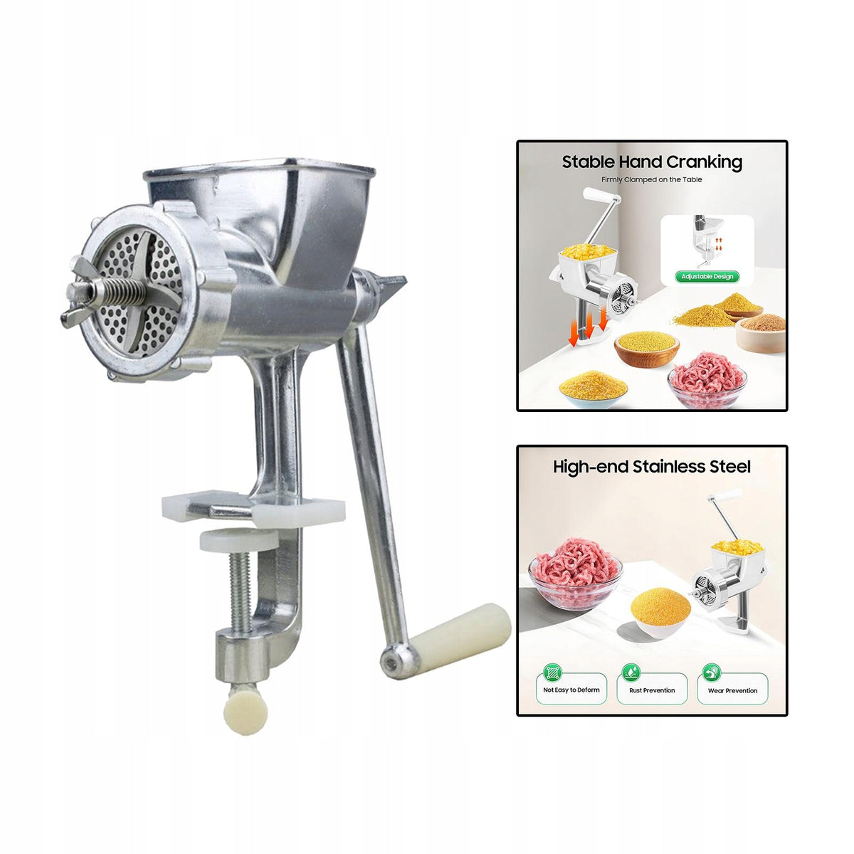 Manual Pet Food Kibble Machine Granulator Stainless Steel Compact 2.5