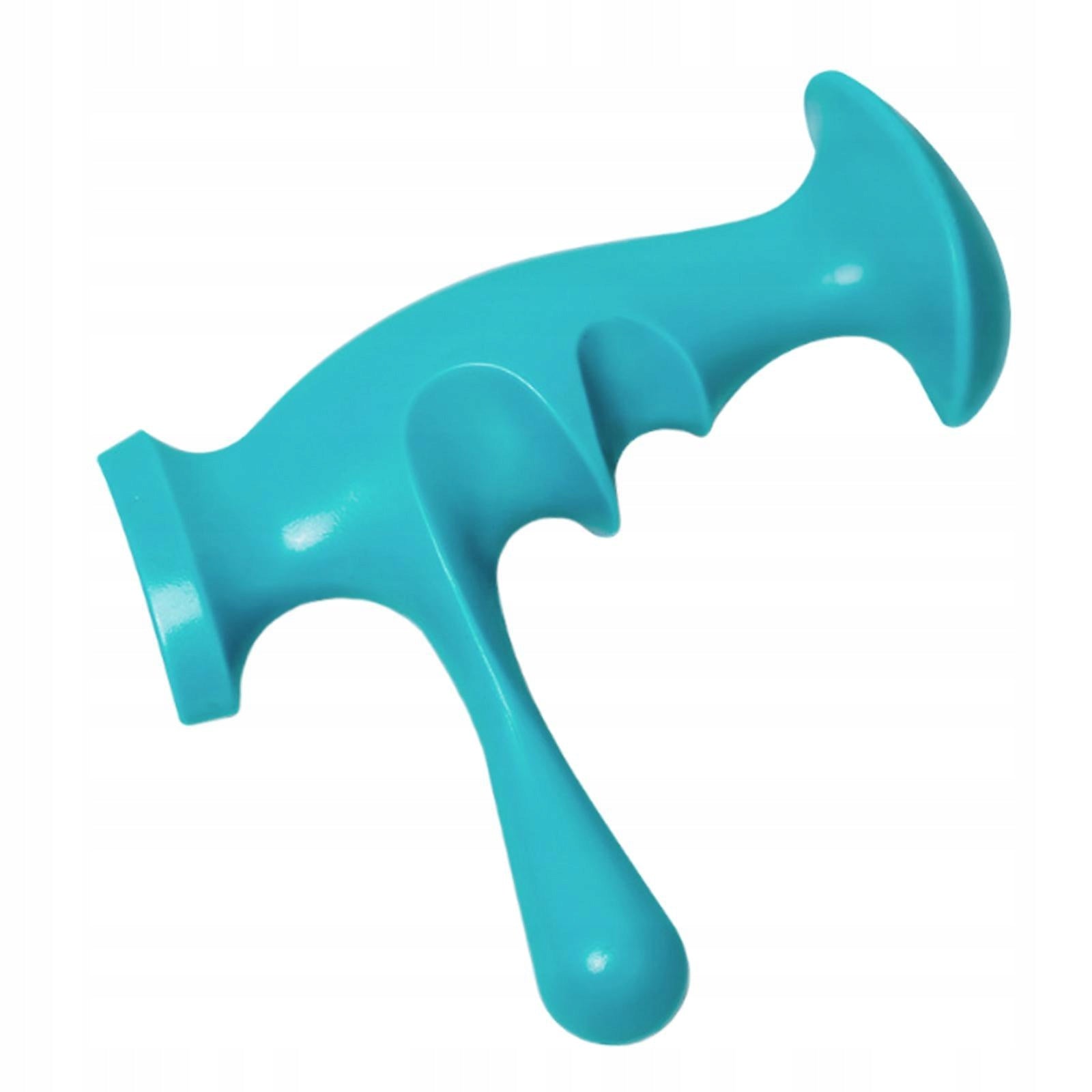 Manual Point Massager Relax for Women Men T Shaped for Full Body and green