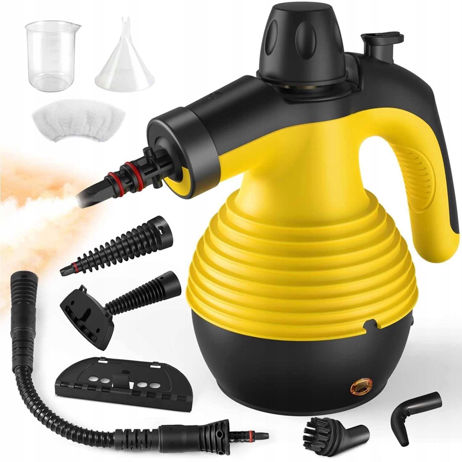 Manual STEAM CLEANER for UPHOLSTERY WINDOW CLEANING TILES 1050W 3 BAR